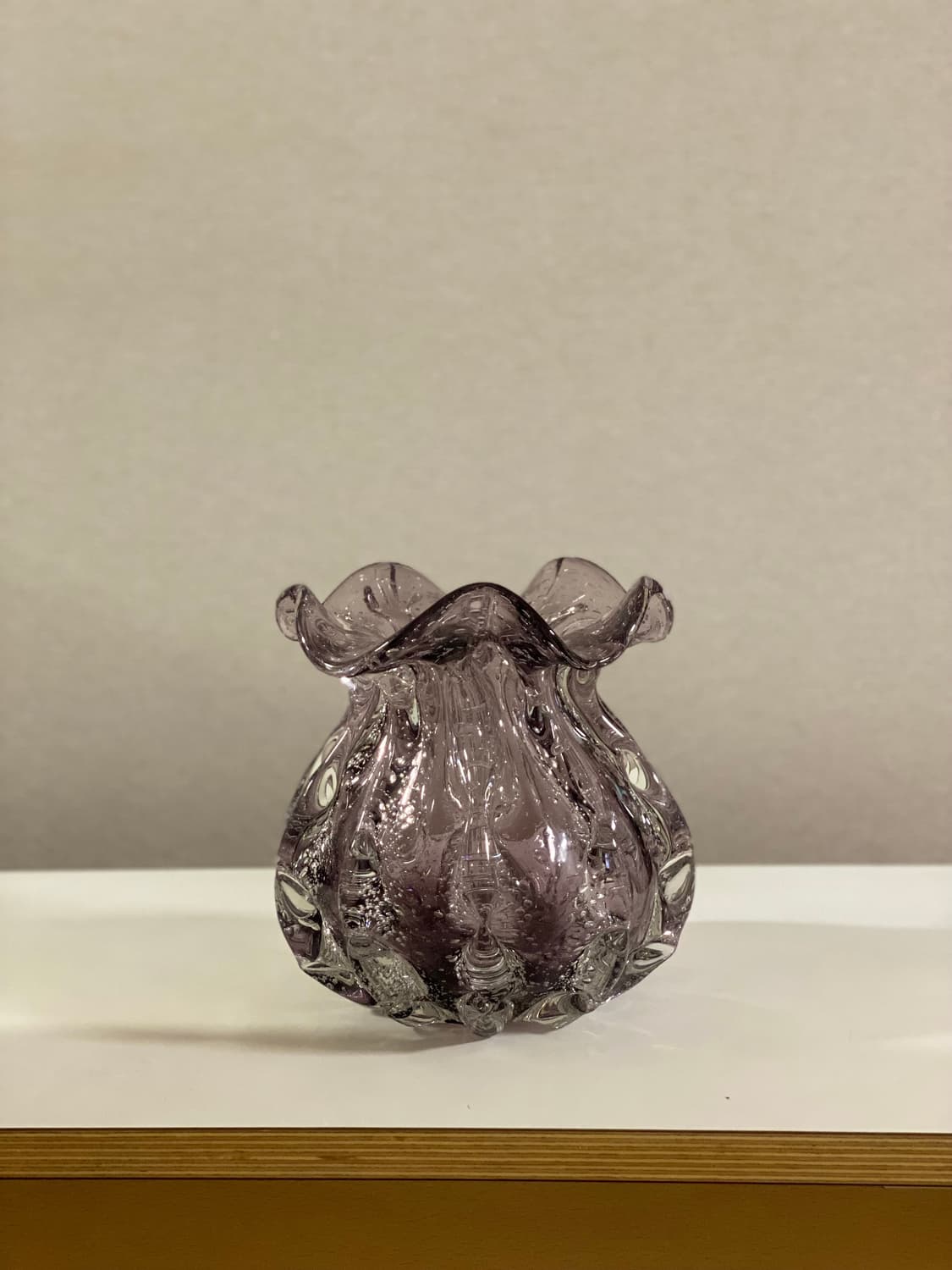 퍼플 빈티지 유리공예 핸드메이드 화병 상품이미지8