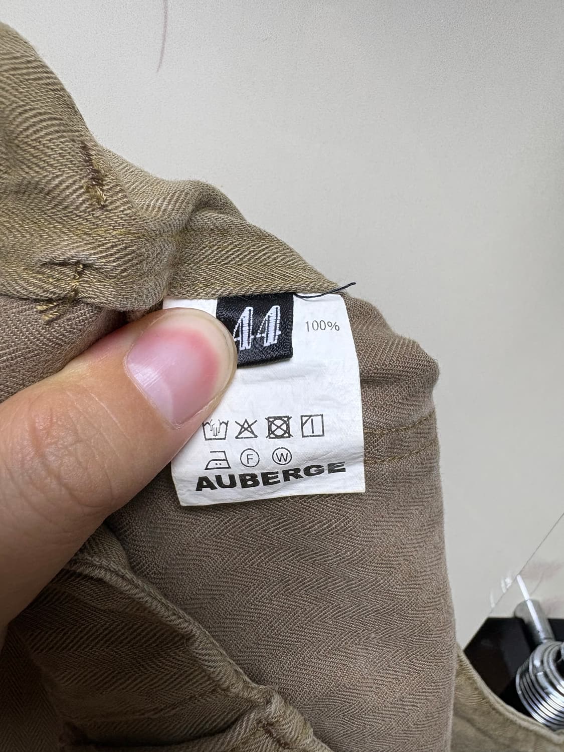 [44] 오베르쥬 어드레서 별주 베이커 팬츠 빈티지 카키 상품이미지10