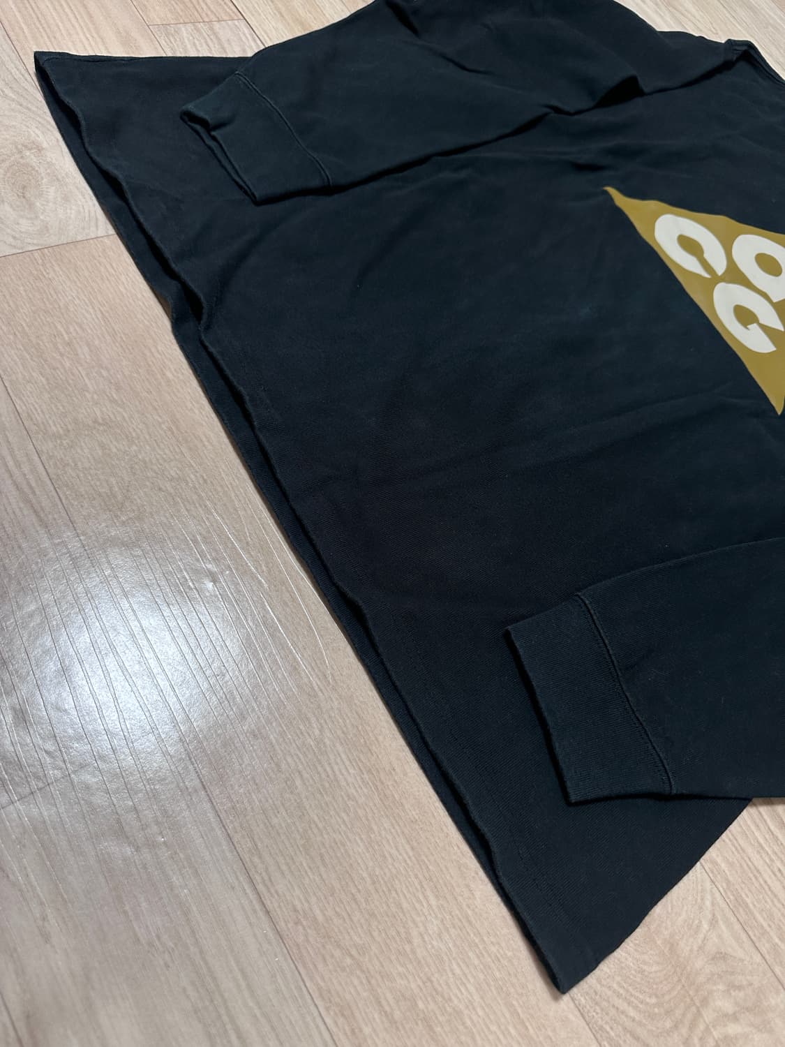 [XL:US]나이키 ACG 롱슬리브 로고 티셔츠 블랙 상품이미지6