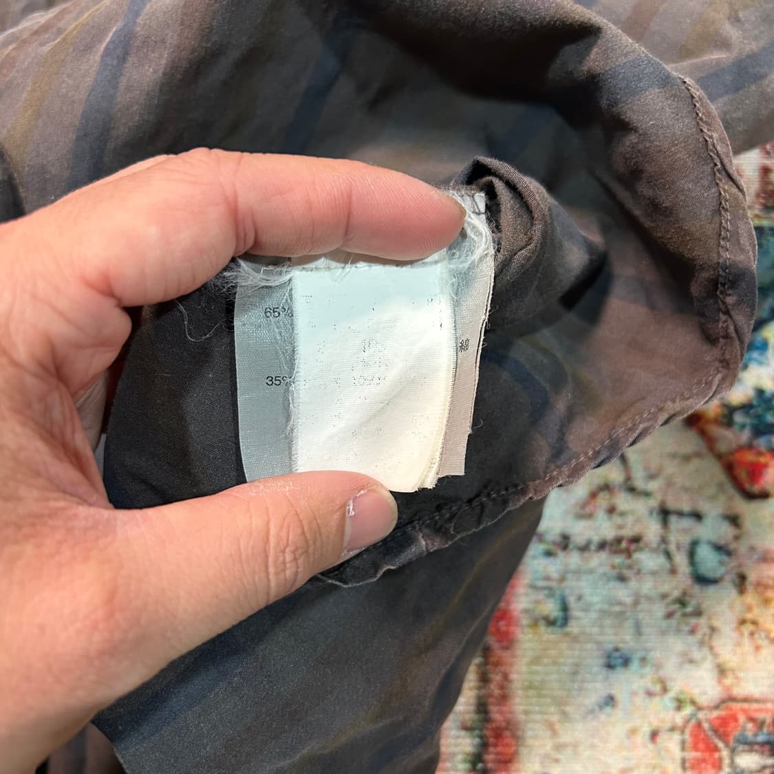 [XL] 빈티지 CP컴퍼니 브라운 체크 셔츠 상품이미지6