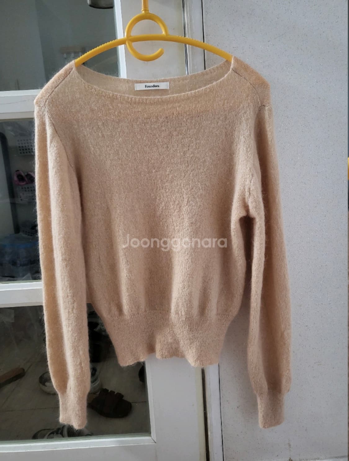 파운더스 키드 모헤어 보트넥 니트 상품이미지1