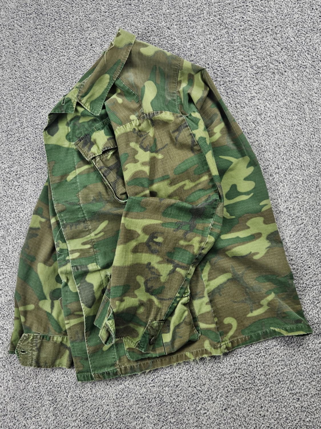 60's US ARMY ERDL 컴뱃 퍼티그 자켓 (XS)/ 10529 상품이미지3