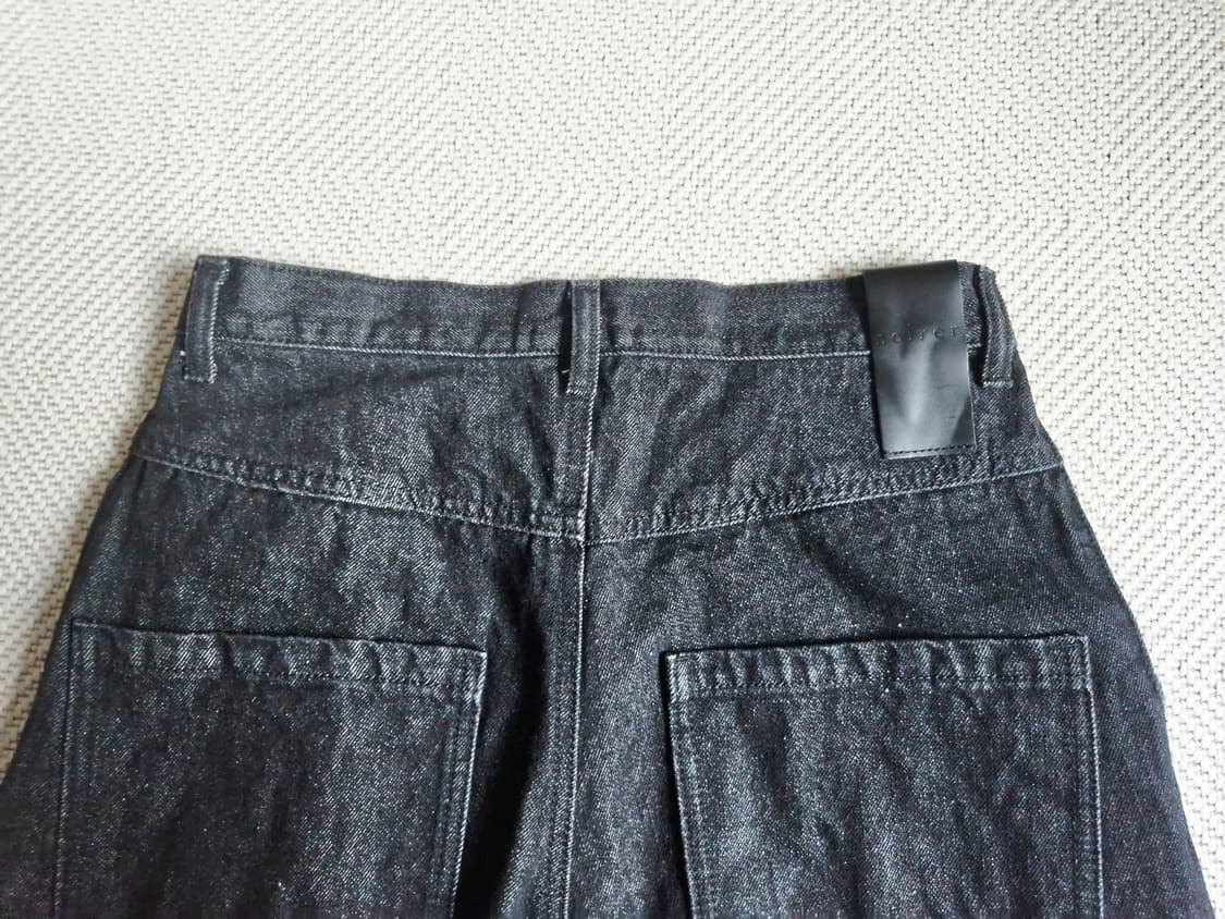 노이어 와이드 블랙진 48 상품이미지6