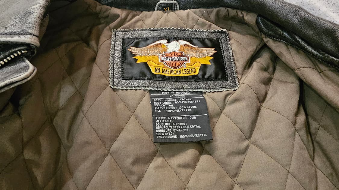 할리데이비슨 90s Vtg 가죽자켓 상품이미지4