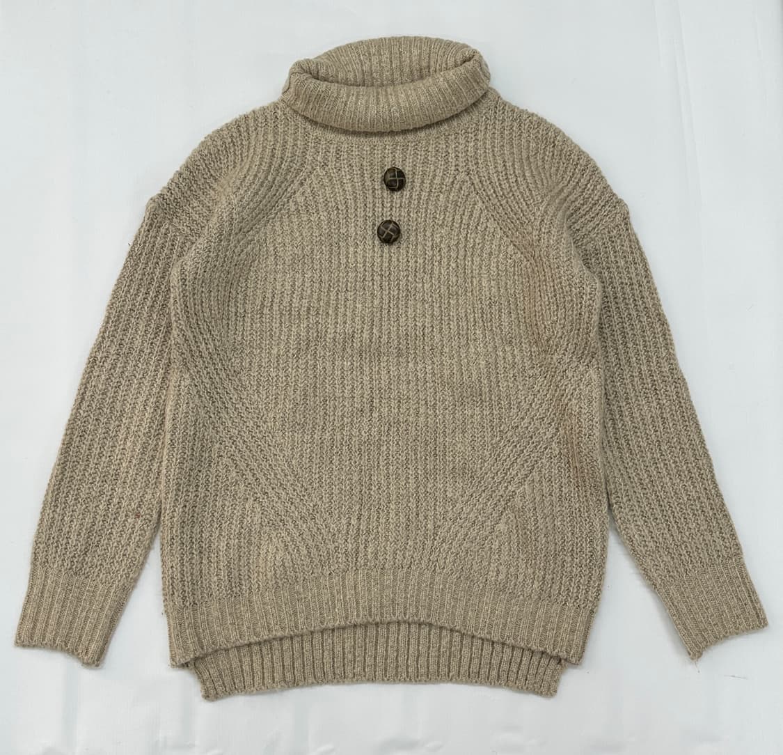 ❄️사와코의 연말 코디세트❄️ 그런지 히피 에스닉 체크 니트 롱스커트 상품이미지3