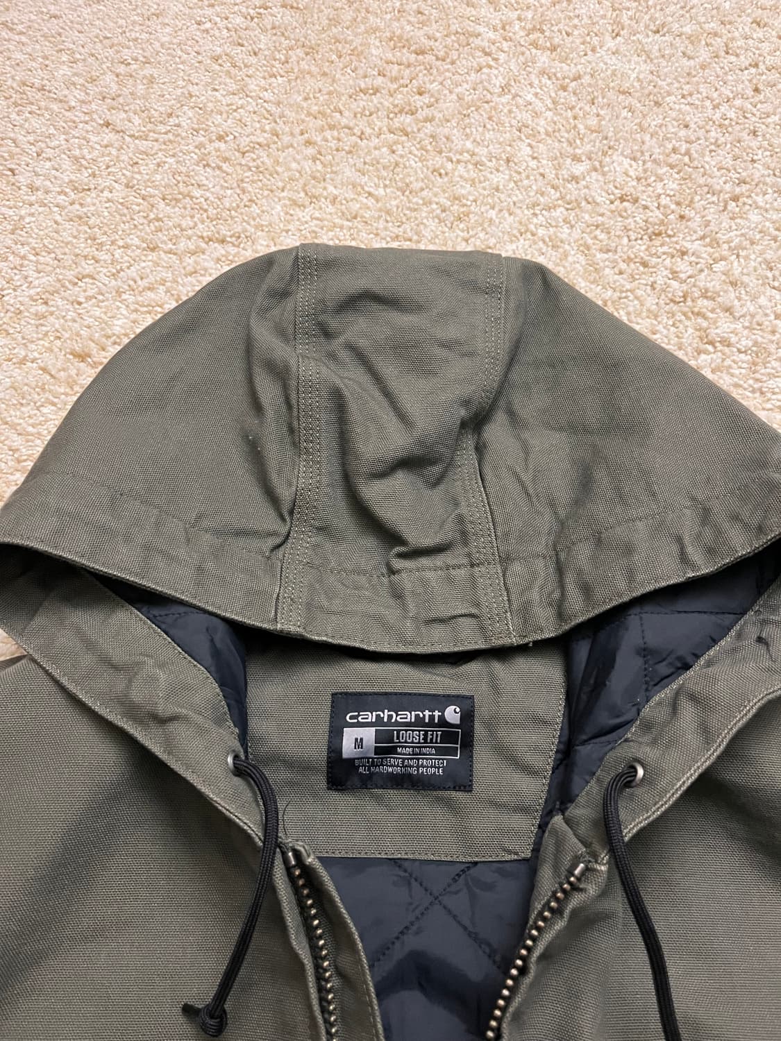 [미국구매,새상품] 칼하트 j130 액티브 Moss green 상품이미지8