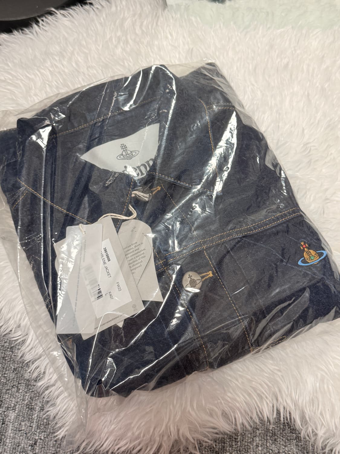 (L) 비비안웨스트우드 마를린 자켓 블루 새상품 상품이미지2