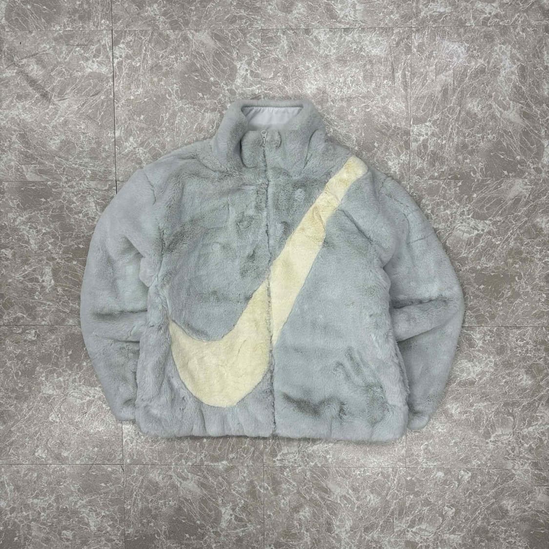 나이키 준신형 포우 퍼 빅스우시 스카이블우 아노깔 쉐르파 플리스 자켓(M 상품이미지2