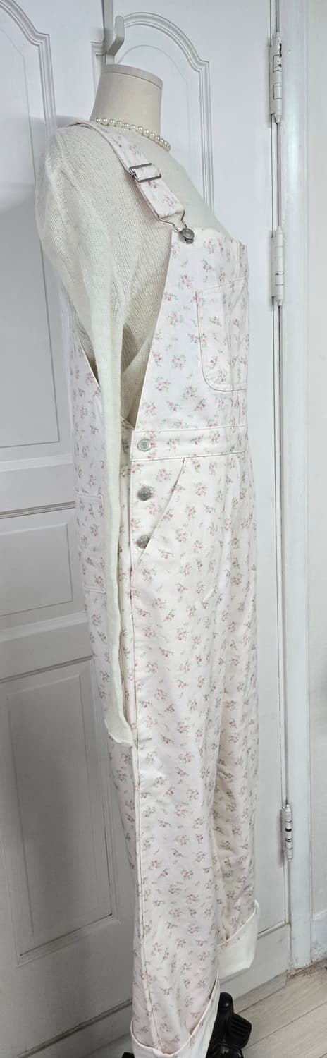 OWN MOOD 온무드 빈티지 플로랄 오버롤 상품이미지4