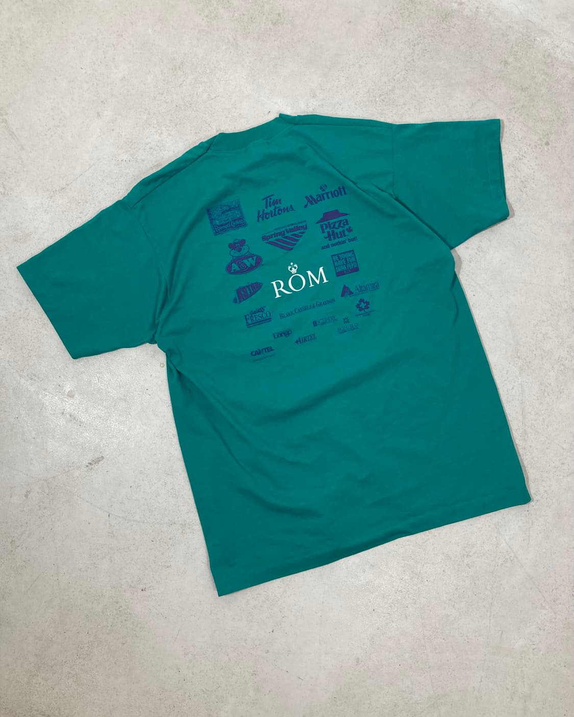 90s Single Stitched Tee (teal) 상품이미지2