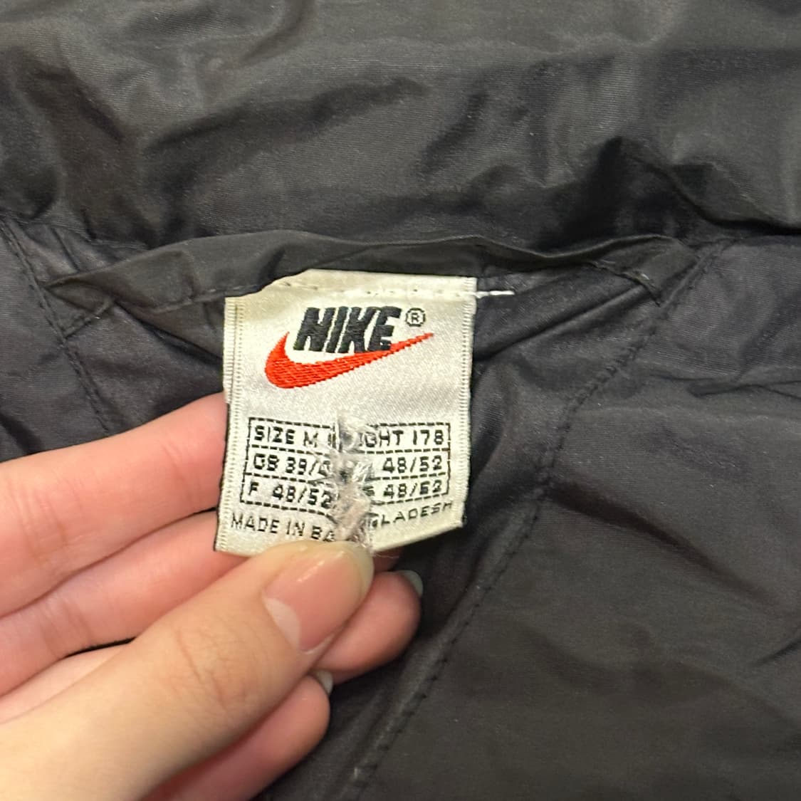 나이키 90s 올드스쿨 패딩 자켓 (XL-2XL) 덕다운 상품이미지7