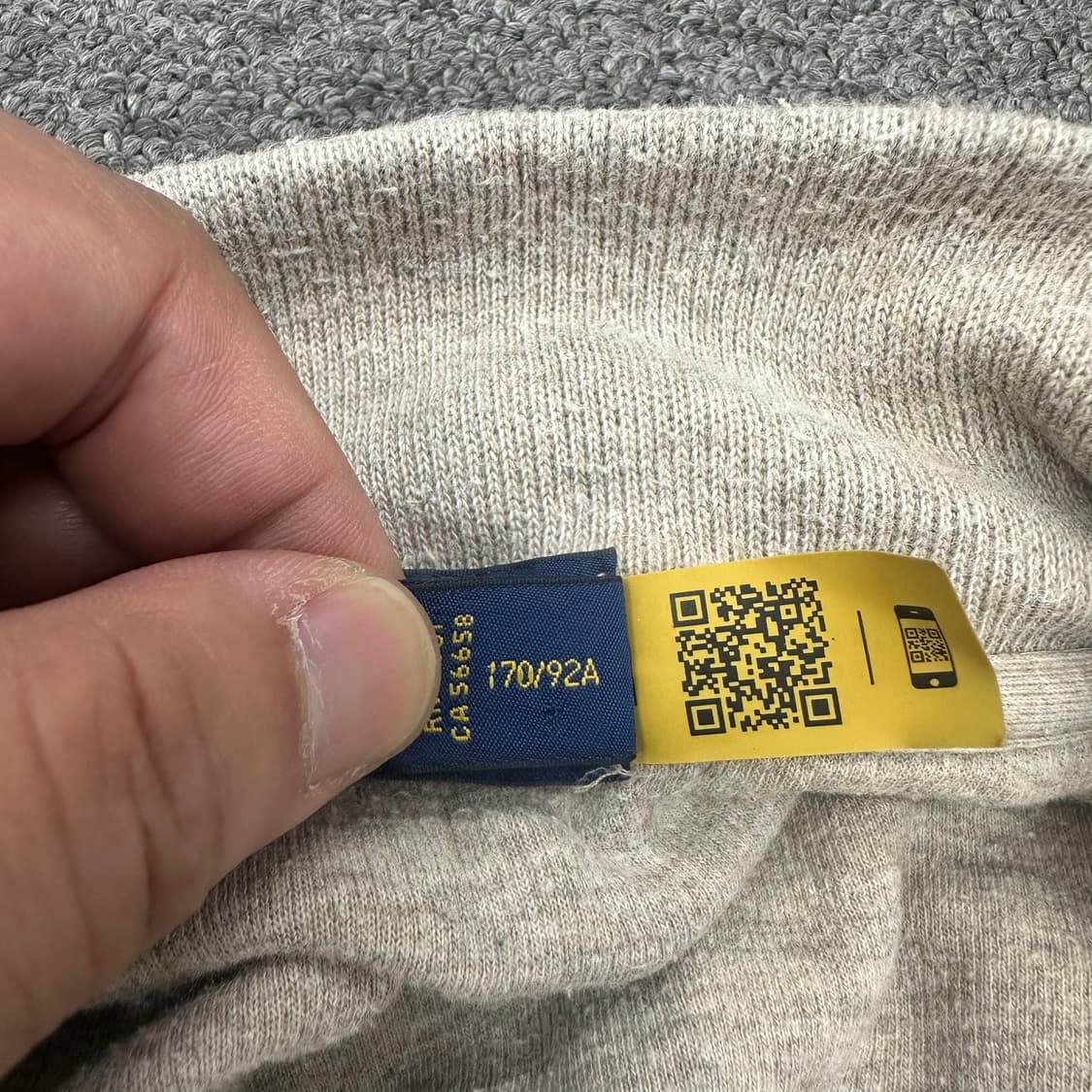 폴로 신형 큐알 반집업 니트 상품이미지6