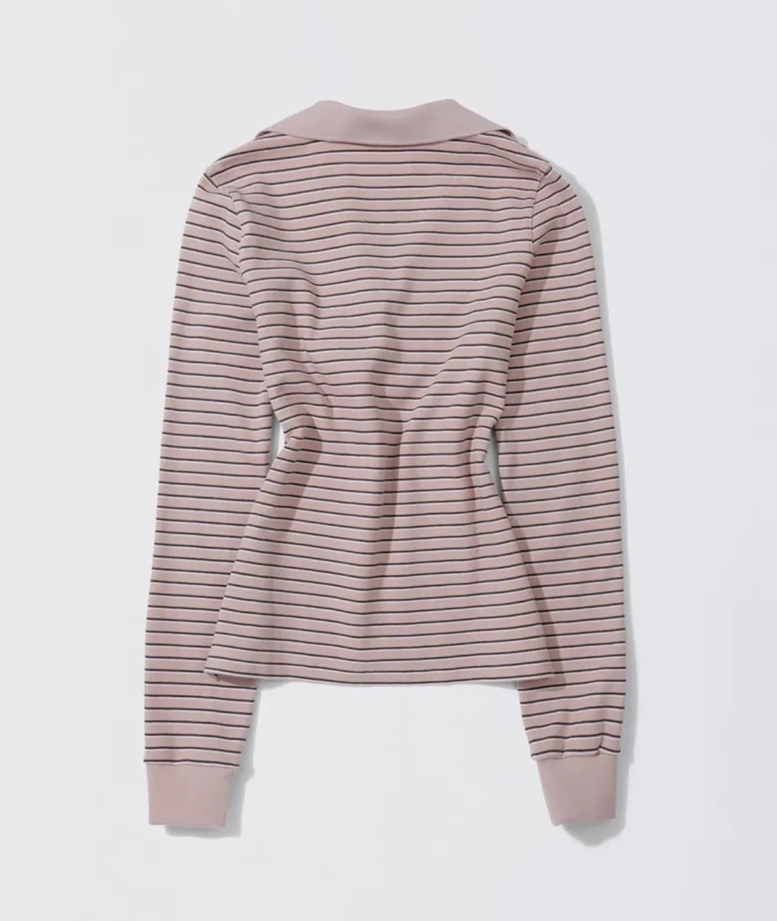 스컬프터 Shirring Tennis Shirt Pink 상품이미지5