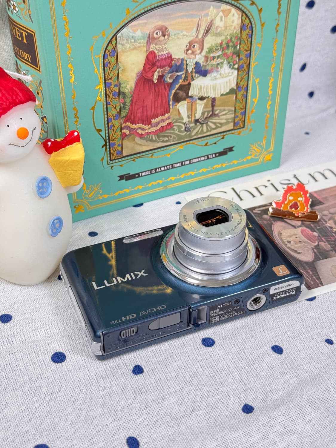 파나소닉 루믹스 DMC-FX77 스웨이드 블루(빈티지디카) 상품이미지3