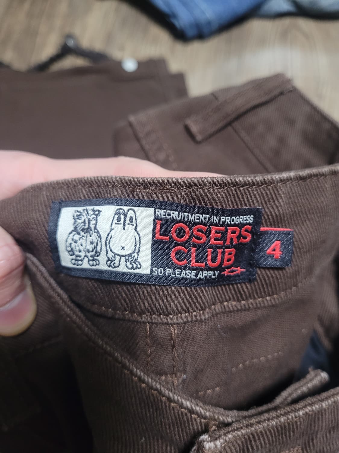 루저스클럽 브라운 팬츠 상품이미지3
