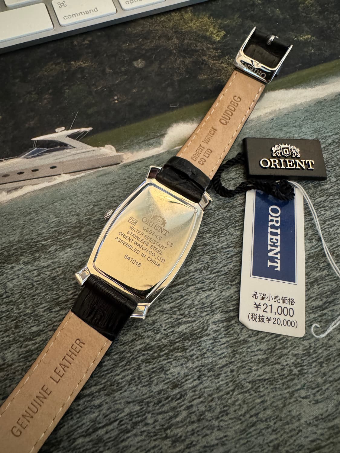 오리엔트 까르띠에 탱크 쿼츠 가죽시계 상품이미지2