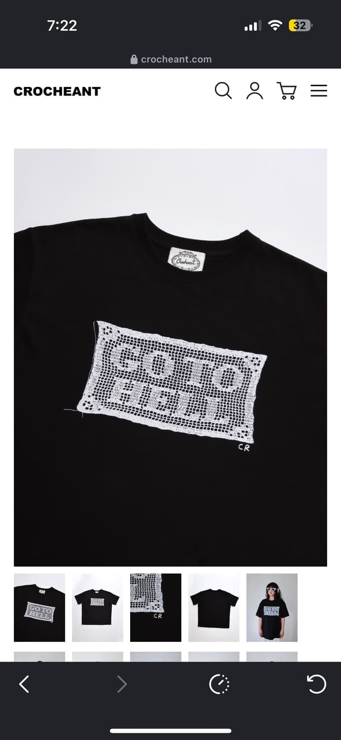 크로쉐안트 crocheant 티셔츠  상품이미지1