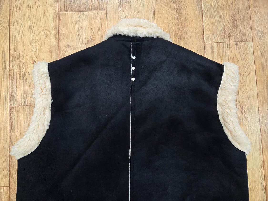 비터셀즈(BITTER CELLS) 크루아상 베스트무스탕 프리사이즈 새상품 상품이미지6