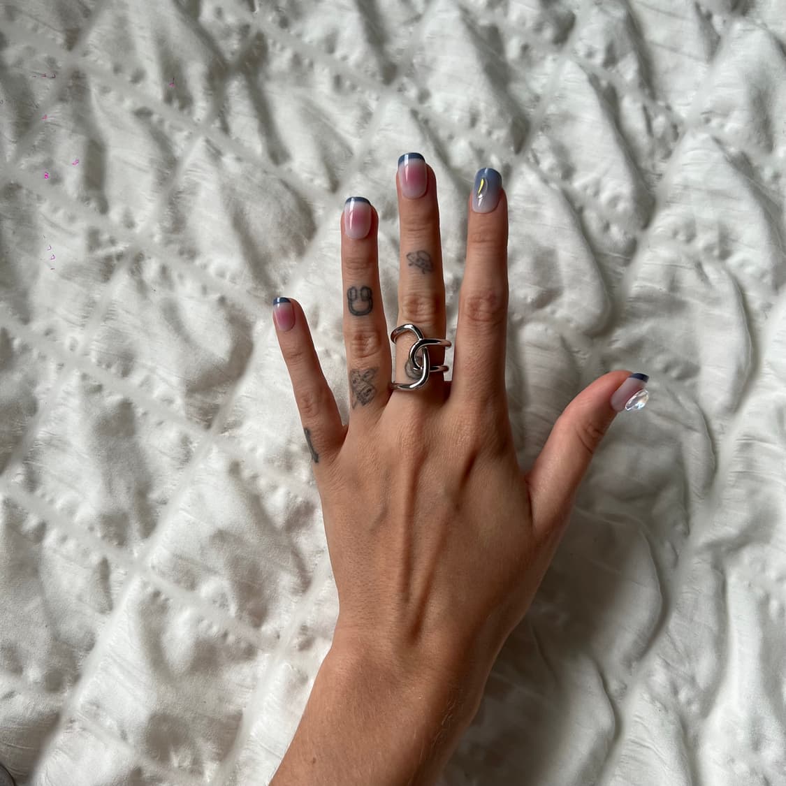 🖇 실버 루프 커브 반지 상품이미지6