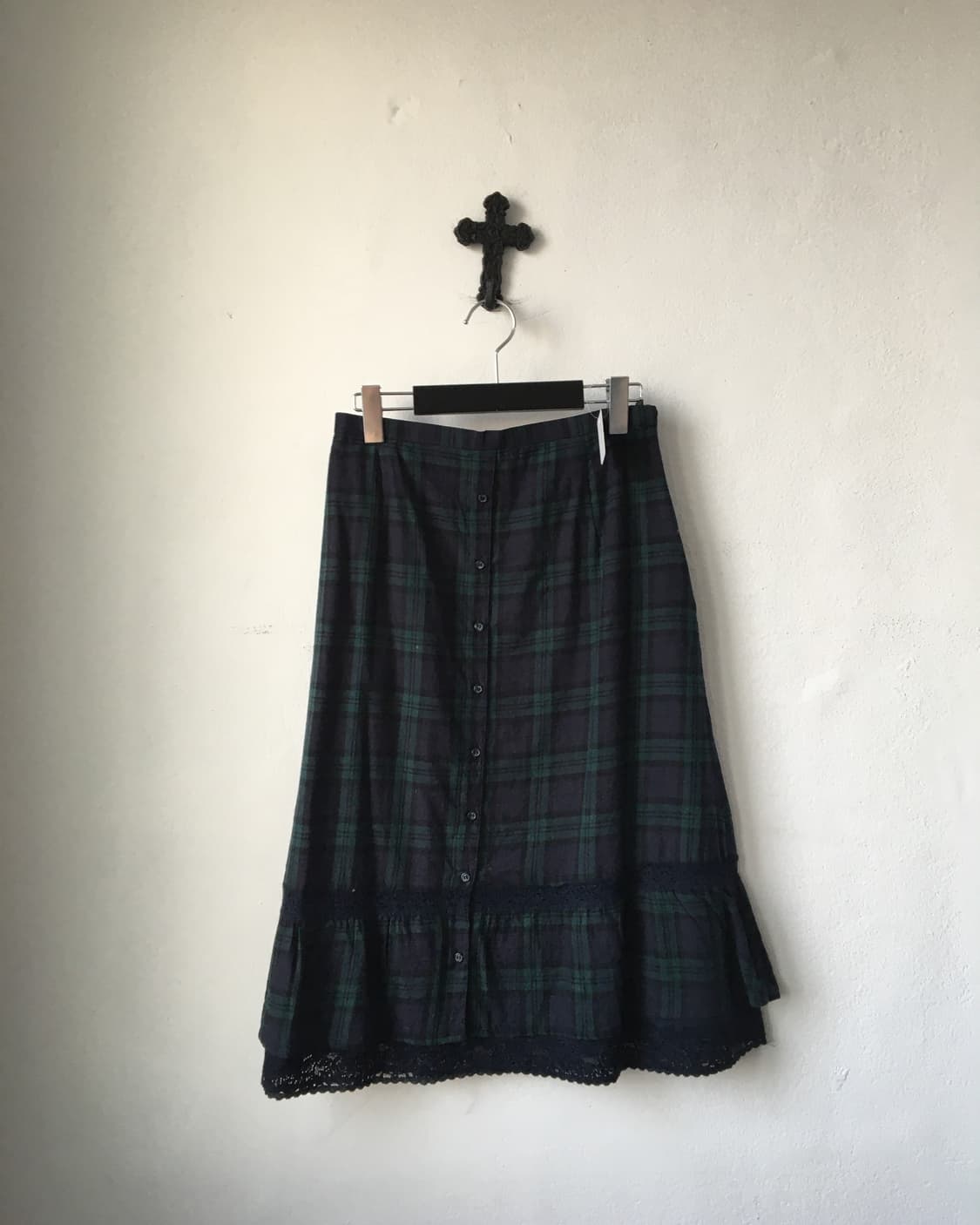 Check pattern skirt 상품이미지1