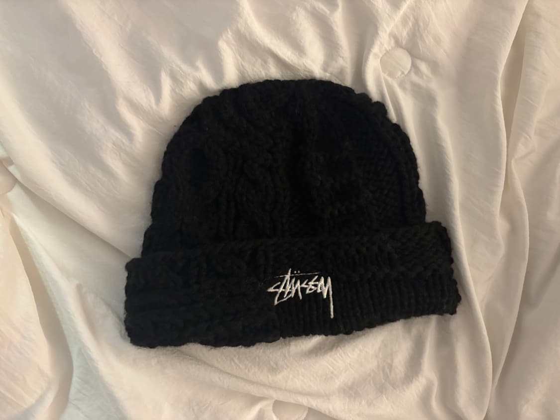 스투시 패치워크 니트 비니 상품이미지1