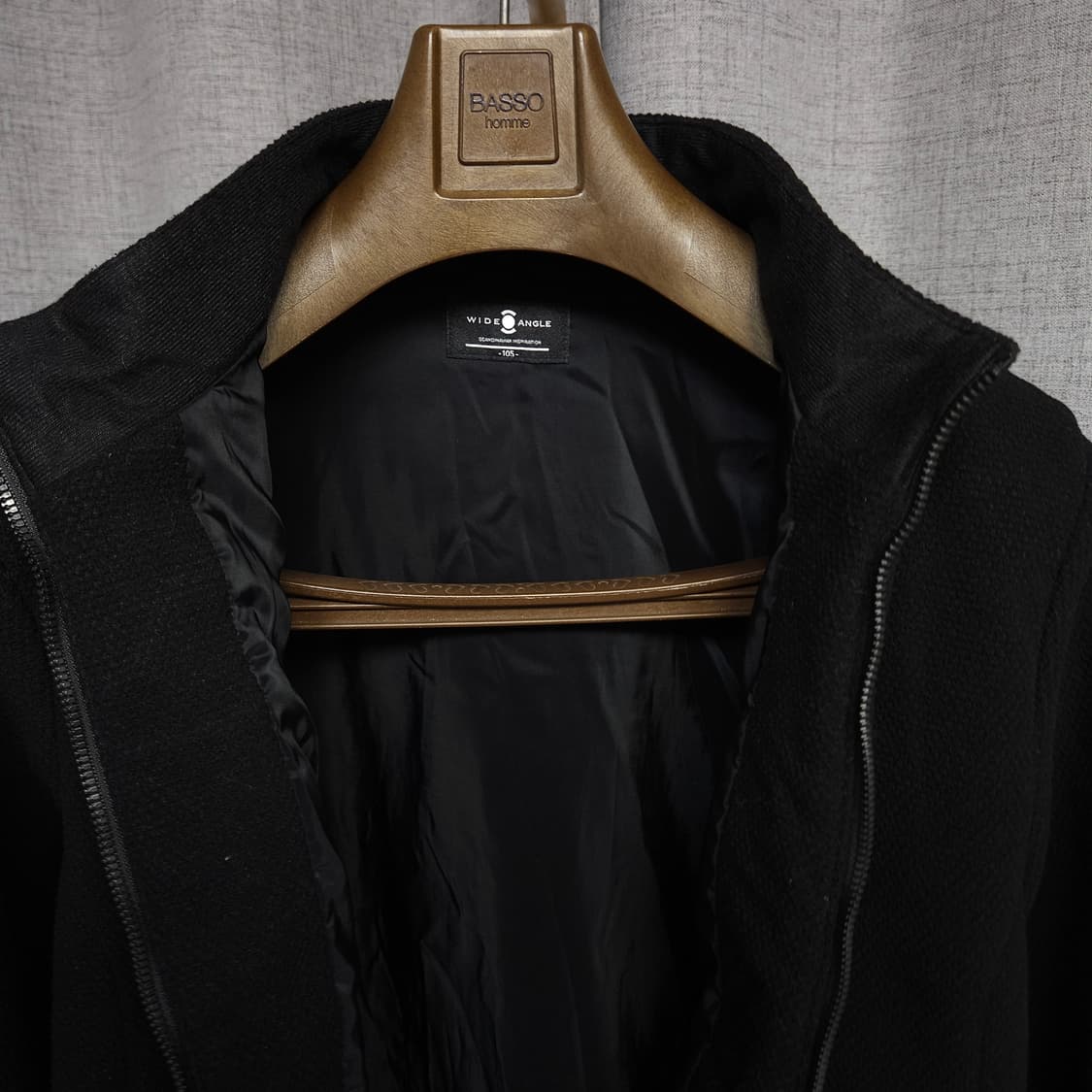 100 ) 와이드앵글 남성 스트레칭 니트 방풍 자켓 상품이미지4