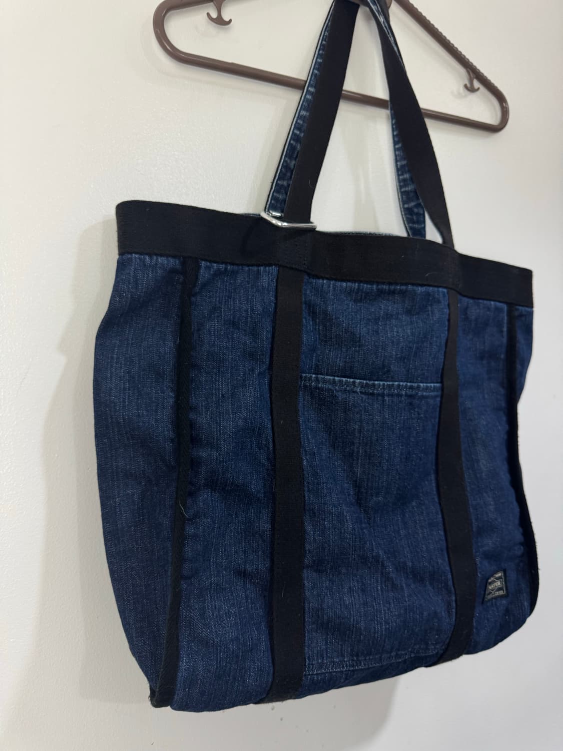 요시다포터 스탠드 데님 양면 토드백 상품이미지3