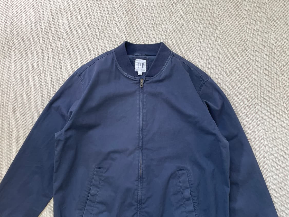 빈티지 올드 갭 네이비 봄버 자켓  상품이미지3