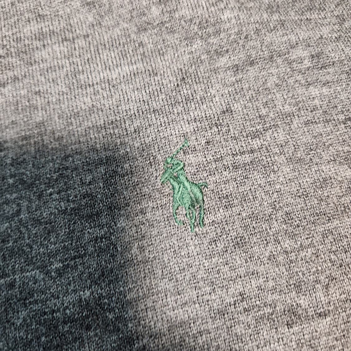 폴로 랄프로렌 메리노울 슬림핏 니트 회색 상품이미지3