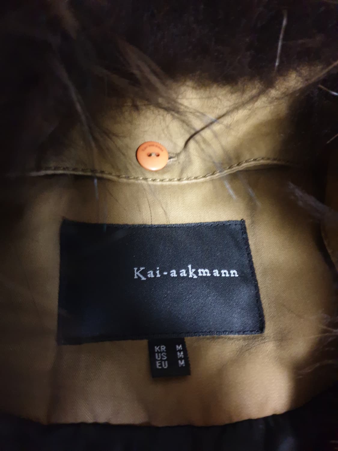 카이아크만 라쿤퍼 오리털 야상패딩 (M) 상품이미지4