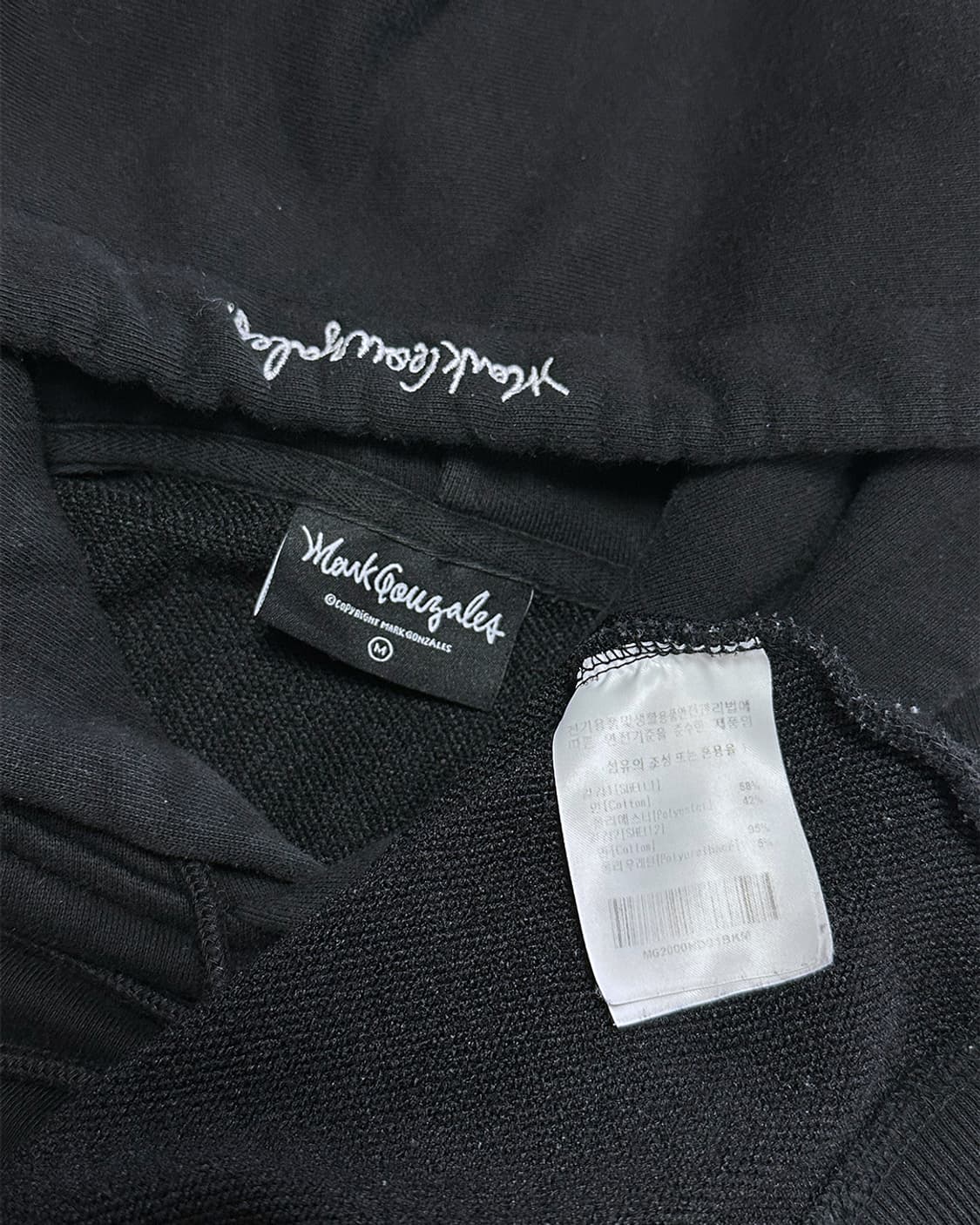마크곤잘레스 후드티 블랙 상품이미지3