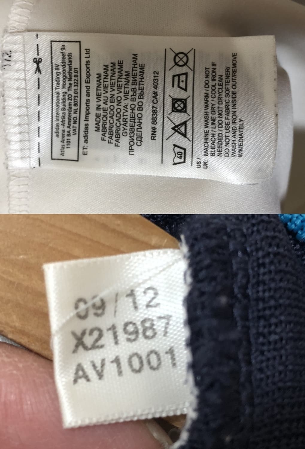 아디다스 12-13 레알마드리드 110주년 홈유니폼/져지 S(해외) 상품이미지7