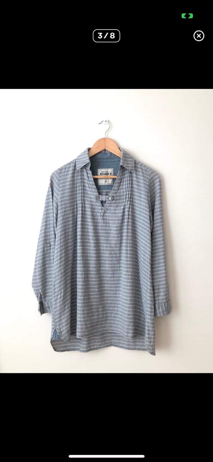 일본 빈티지 모리걸 티 블라우스 상품이미지2