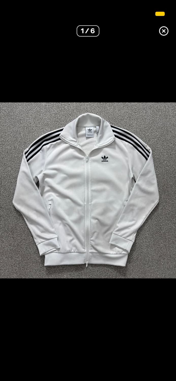 아디다스 화이트 파이어버드 져지 M 상품이미지1