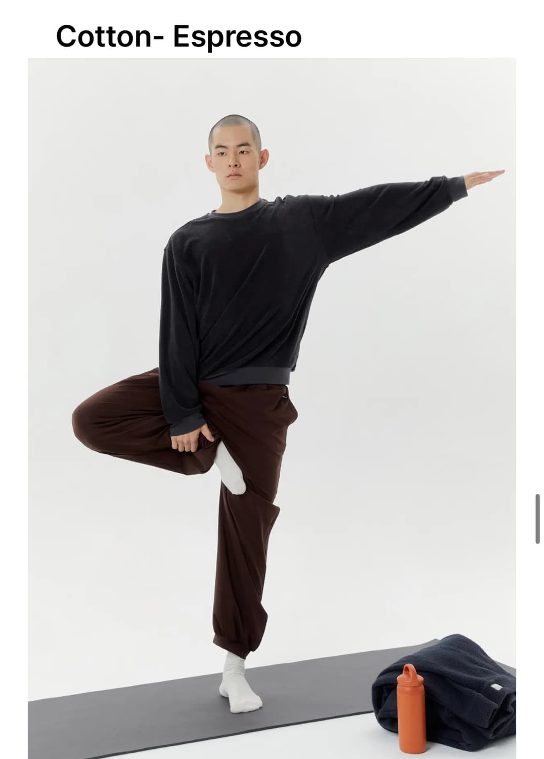 무브웜 맨 소프트 스웨이트 팬츠 에스프레소 m 상품이미지1