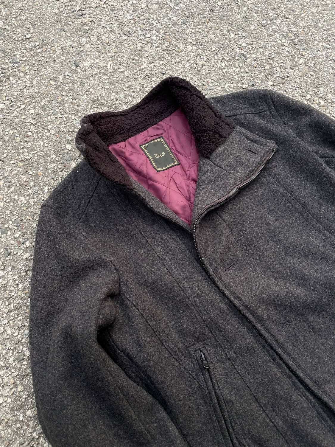 Halb 하이넥 울자켓 상품이미지5