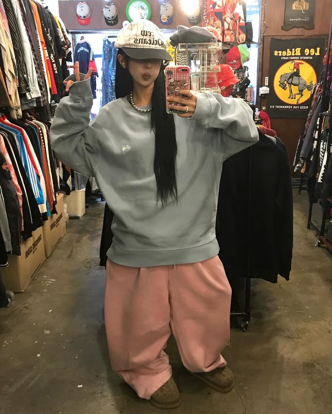 Stussy Logo Sweatshirts 상품이미지2
