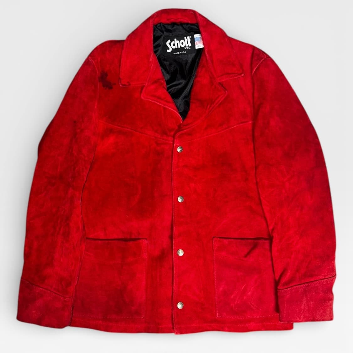 80‘s Schott suede jacket  상품이미지1