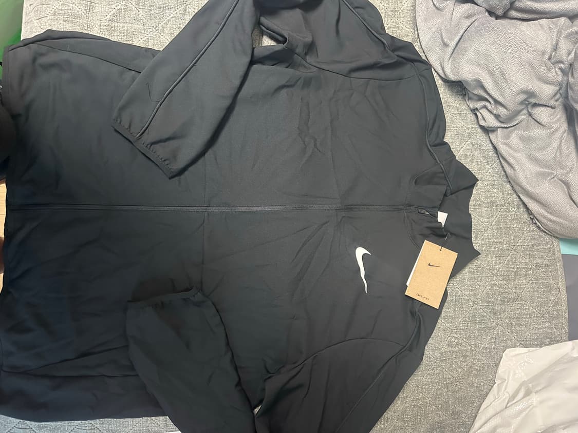 나이키 드라이핏 우븐 트레이닝 자켓 블랙 - 아시아 상품이미지2