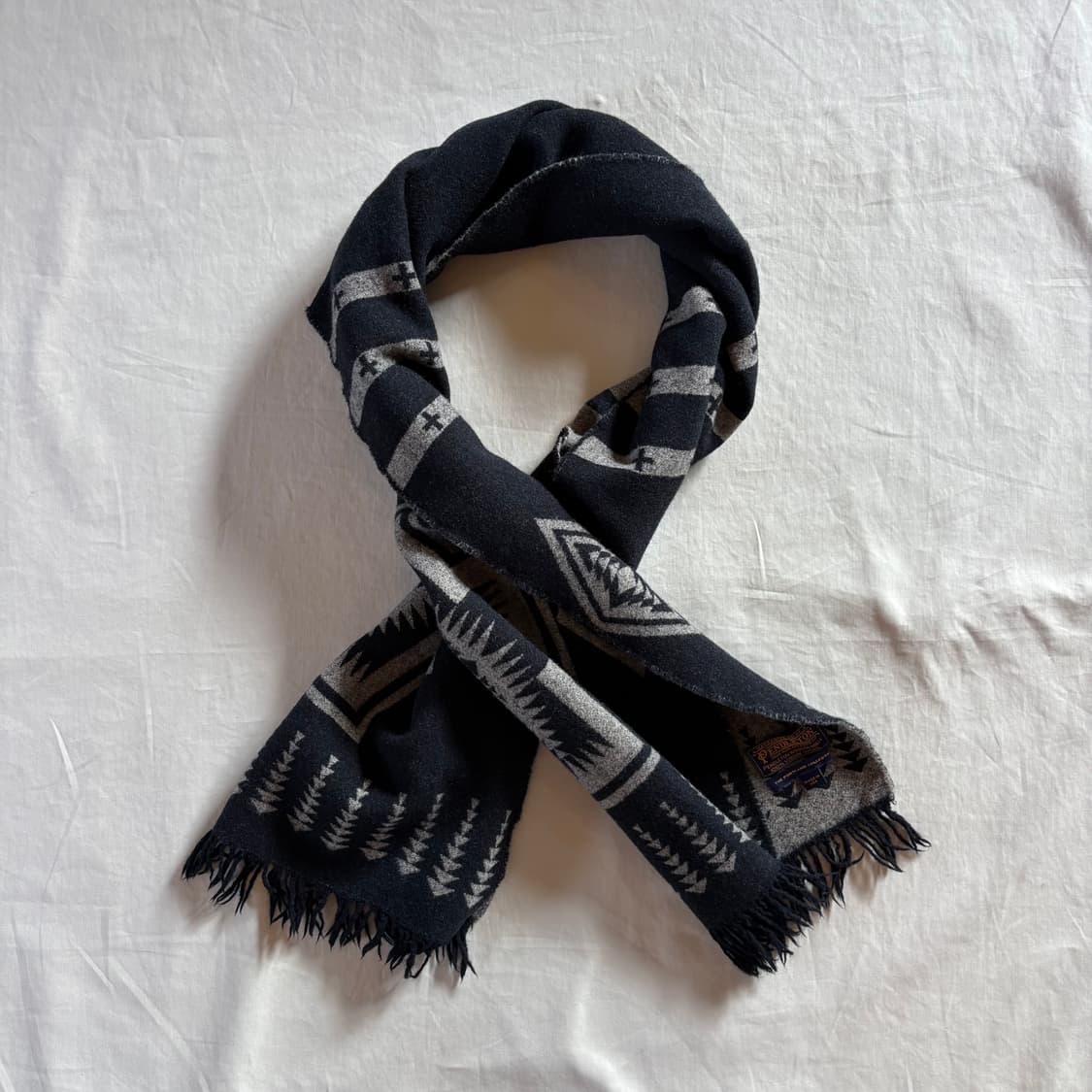 USA PENDLETON 치마요 나바호 리버서블 버진울 머플러 상품이미지10