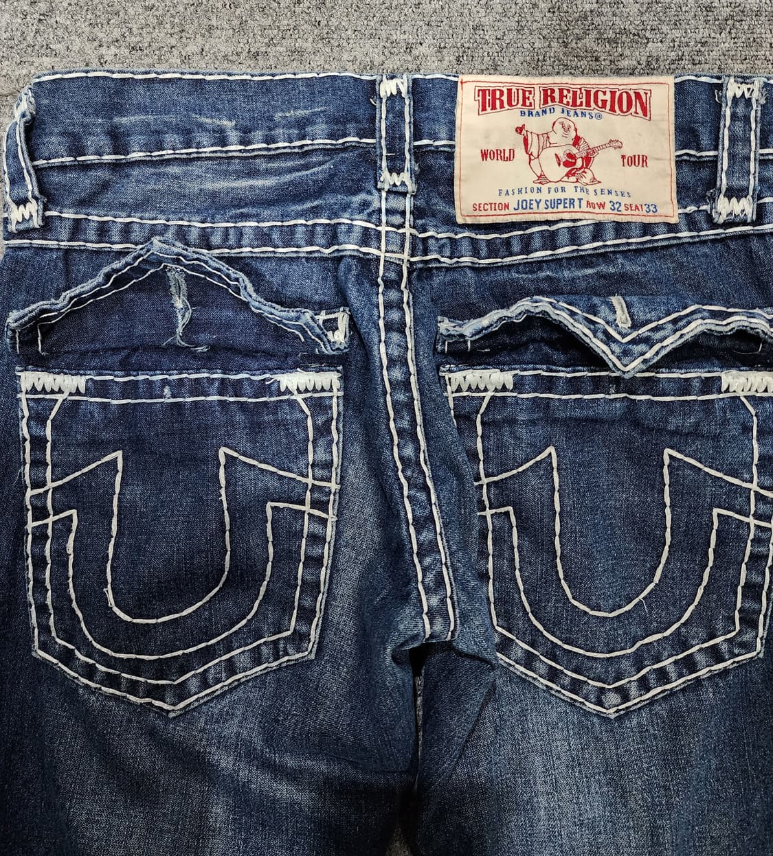 트루릴리젼 JOEY SUPER T 조이 슈퍼티 데님팬츠 청바지 32 상품이미지6