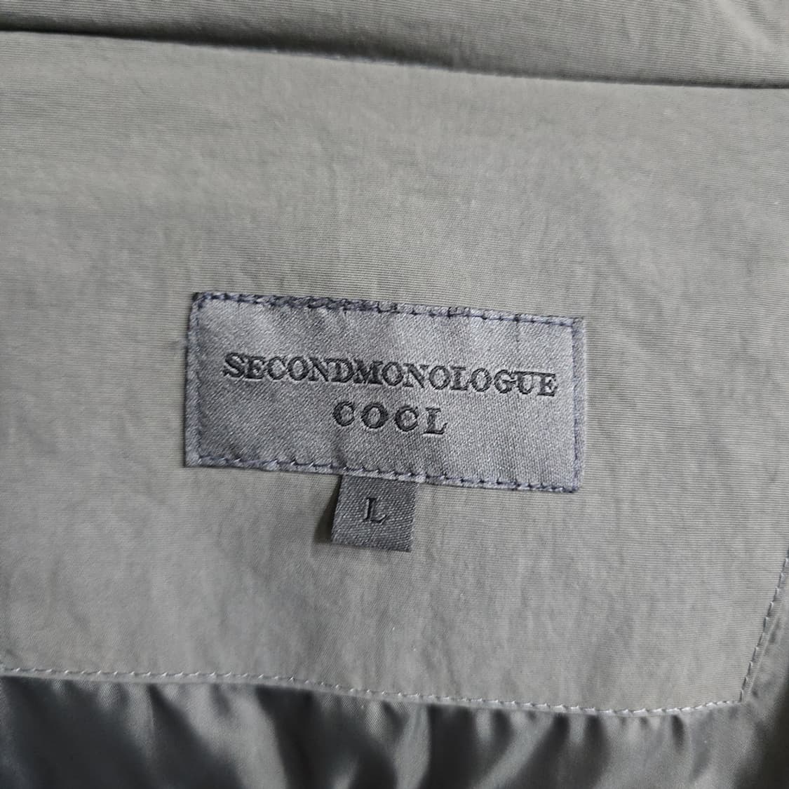 세컨모놀로그 유틸리티 숏패딩 L 상품이미지8