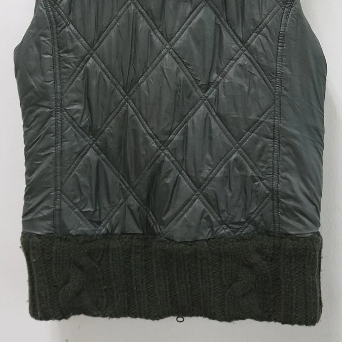 RAPUA 카키 울 니트 혼방 패딩 베스트 61065 상품이미지6