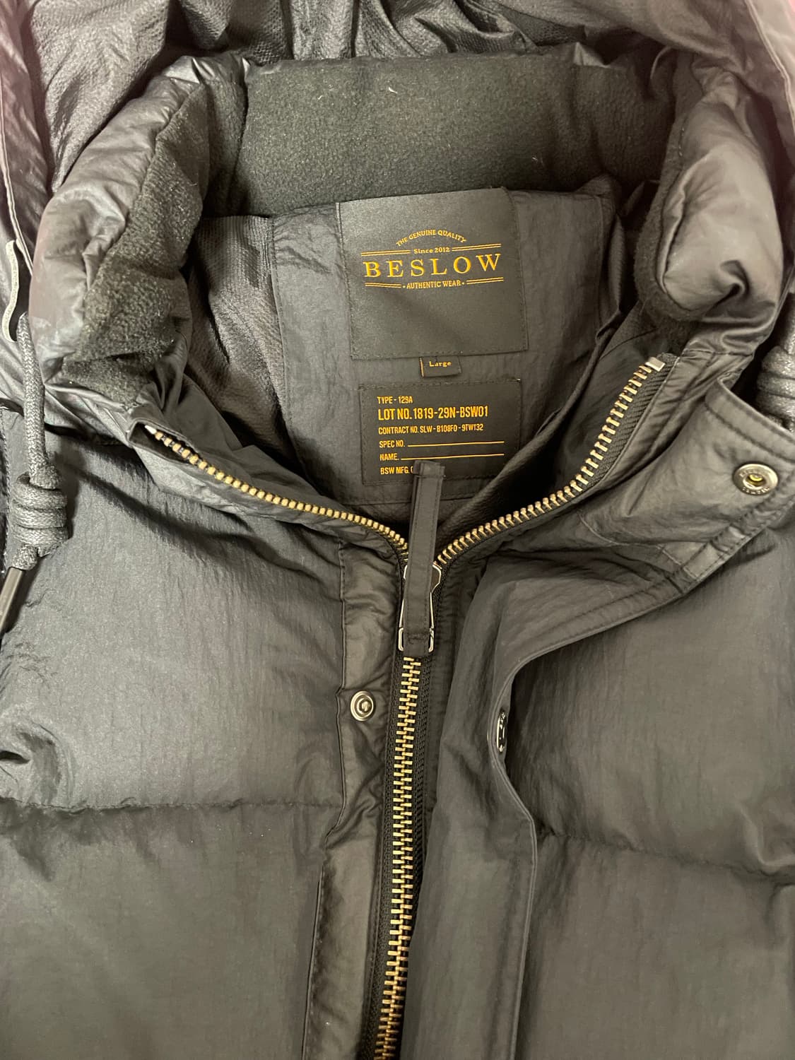 비슬로우 구스다운 패딩 상품이미지4