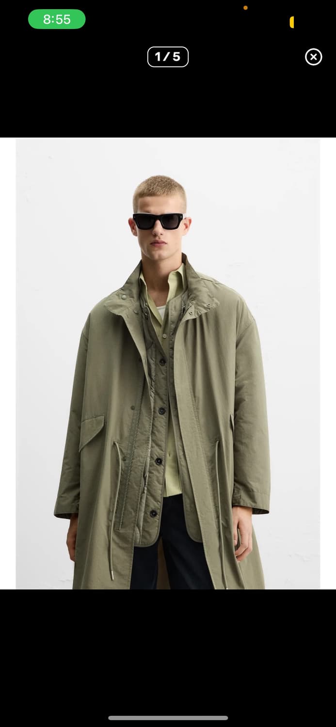 자라 투인원 야상 상품이미지1