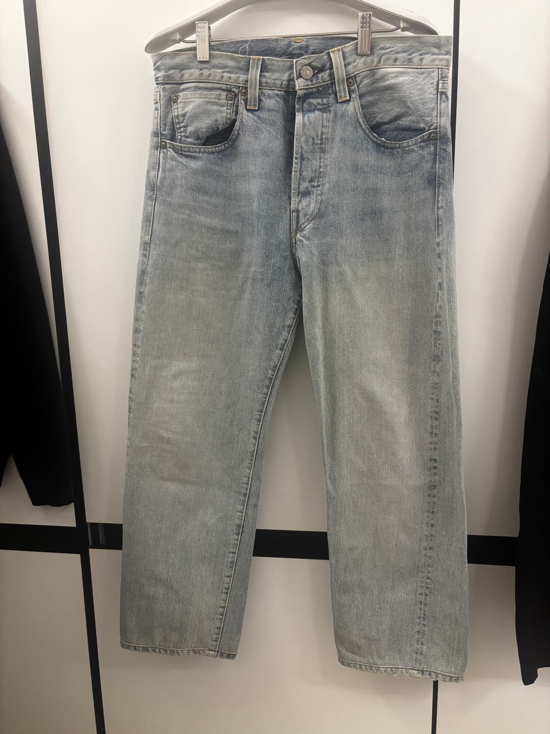 리바이스 lvc 1947 501 -0203 연청 30x32 바지수선 상품이미지2