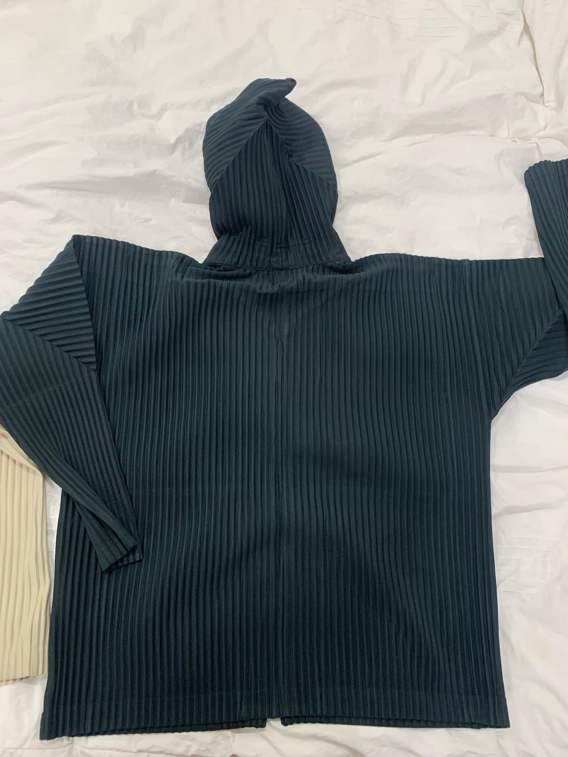 옴므플리세 후드집업 다크그린 2 매장판 상품이미지2