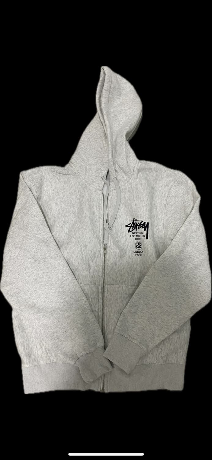 스투시 월드투어 후드집업 M 상품이미지1
