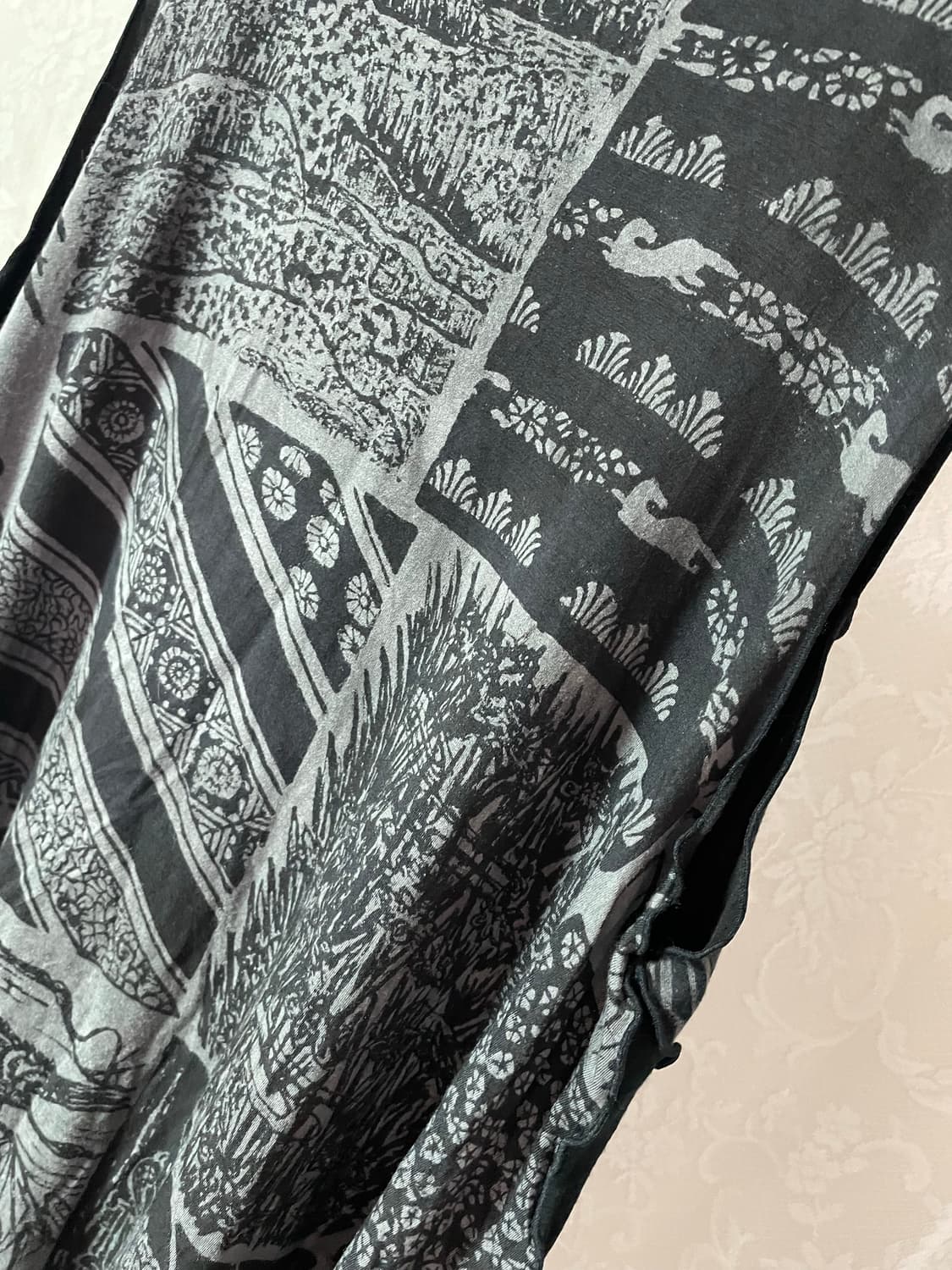 에스닉 패치워크 언발 튜닉 원피스 상품이미지4