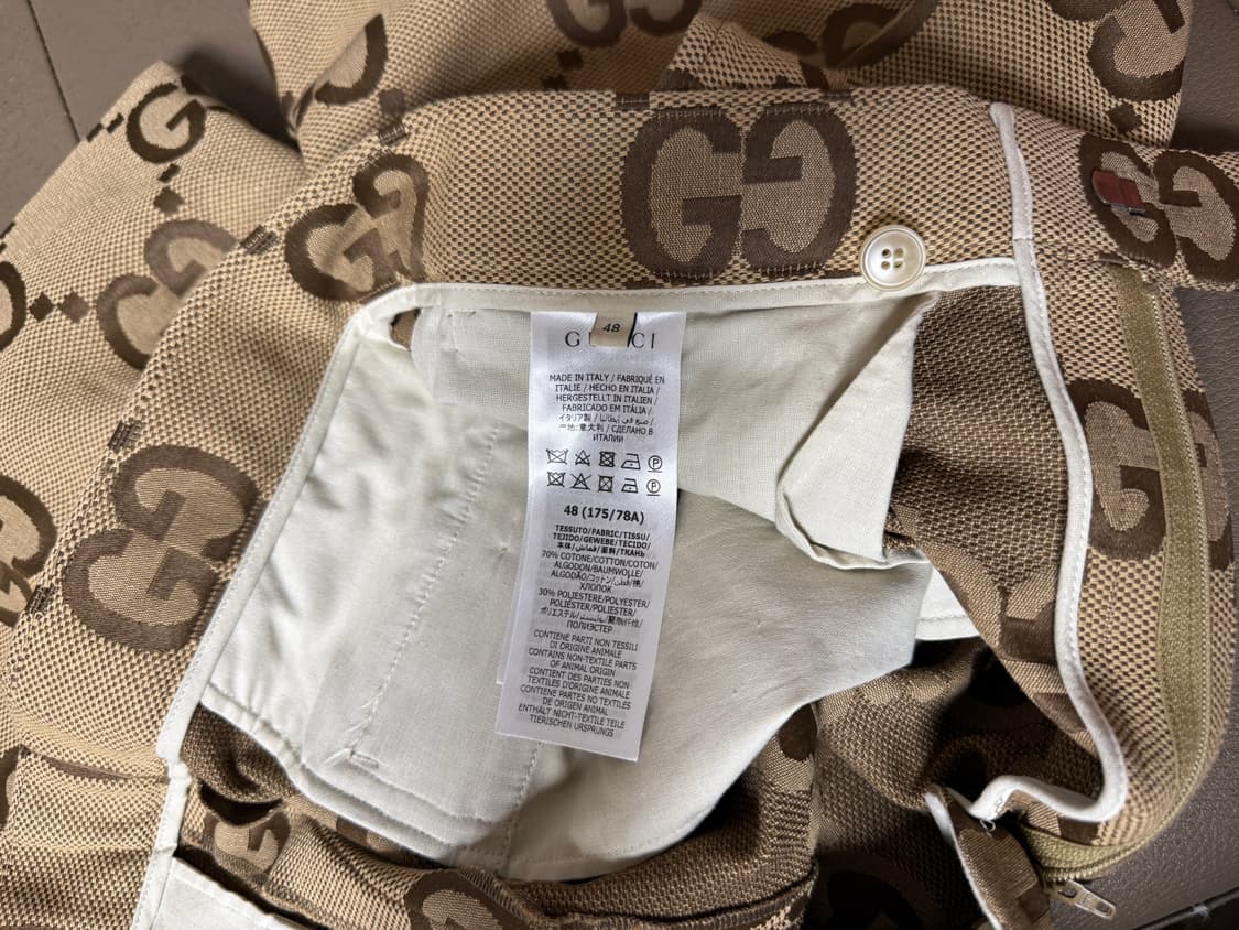 [48] 구찌 점보 GG 캔버스 쇼츠 반바지 상품이미지7